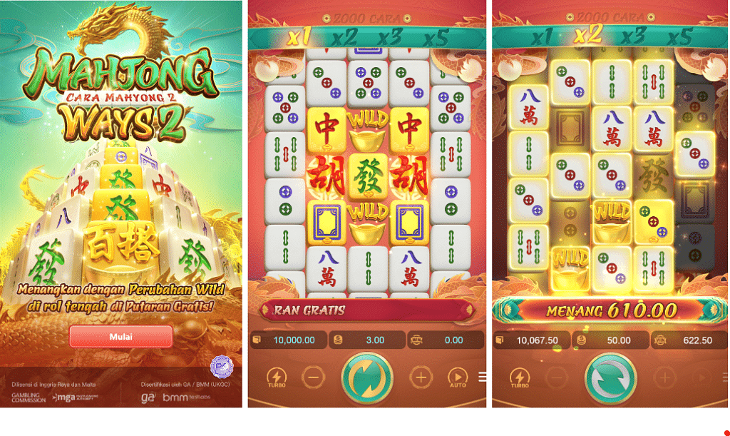 mahjong ways 2 slot online pg soft demo